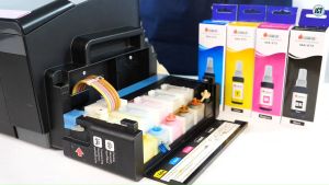 น้ำหมึกแท้อิงค์แมนเติมปริ้นเตอร์ Epson ขนาด 500ml เติมง่ายสำหรับ L Series INKMAN inkjet refill ink