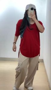 4120 kaos sabine slit bigsize kaos polos oversize bubble