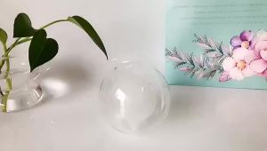 Transparent Ball In Ball G9 Globe Glass Shade Replace Clear White D80/D100/D120mm Fitter Opening Lampshade G9 Cover
