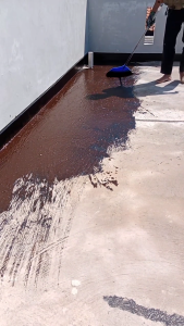 Cat Pelapis Anti Bocor Aspal Cair Bitumen 1Kg Untuk Kolam Dak Cor Asphalt Emulsion for Waterproofing