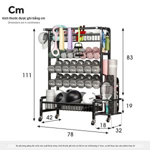 Home Organizer | Giá Đựng Tạ Đa Năng Di Động