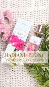 ORIFLAMEE PARFUM WANITA TAHAN LAMA WOMENS COLLECTION RADIANT PEONY POWDERY MIMOSA BLOSSOM
