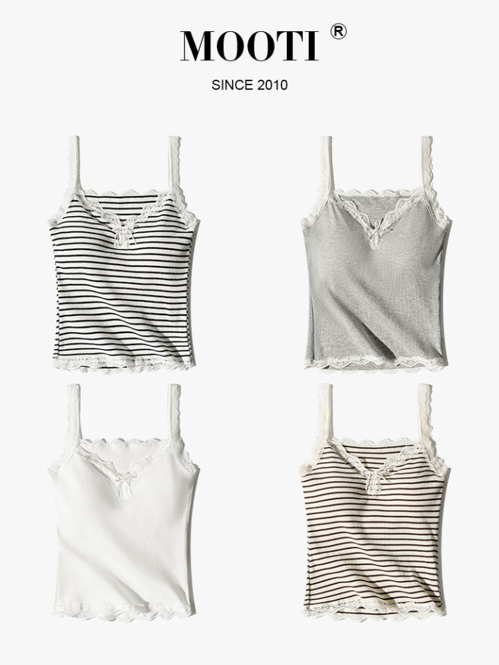 Mooti | V-Neck Lace Strapless Backless Top with Built-in Padded Bra