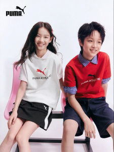 PUMA | Childrens Short Sleeve T-Shirt Stylish Comfortable Cooling