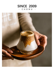 High Borosilicate Glass Coffee Cup Premium Quality Fuji Mountain Design American Style Iced Latte Water Cup Vintage Trend