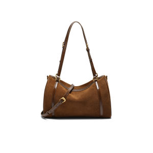 Belle | New Fashion Casual Retro Suede Leather Shoulder Boston Bag