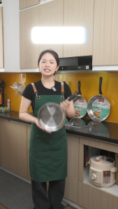 Chảo Inox 3 Đáy Impact Sunhouse Eco Sử Dụng Được Trên Mọi Loại Bếp