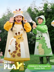 WANBAOLV | Áo Mưa Chống Thấm Nước cho Trẻ 2 Tuổi và Học Sinh Lớp 1
