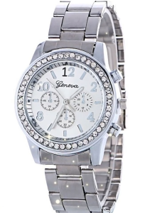 【READY STOCK】Jam Tangan Wanita Perempuan Diamond Berlian Set Fashion Luxury Ladies Watch Bracelet Small Girl Necklace St