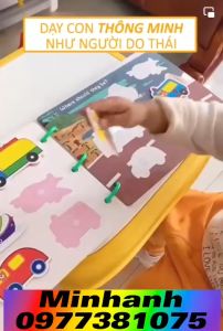 Đồ Chơi Giáo Dục Sớm Cho Bé Học Liệu Bóc Dán 17 Chủ Đề Bảng Quiet Book Busy Board Bóc Dán Cho Bé 2-6 tuổi