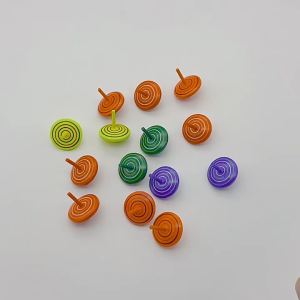 [Choo Choo Toy] Wooden Toy Mini Spinning Top Toy Classic Toys Birthday Door Gift Children Day Gasing Kayu 小陀螺 - BT154