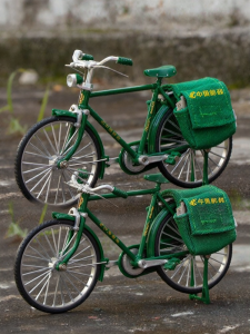 Retro Postal Style Simulation Model Bicycle 1/10 Scale