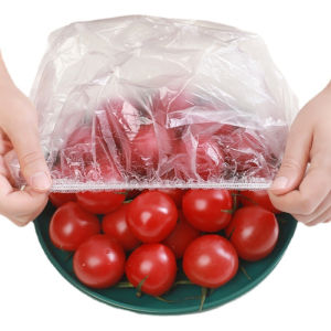 Disposable Food Grade Fresh Keeping Film Cover Elastic Edge Leftovers Storage Bag Bowl Cover Cap Style Home Use Kitchen Tool