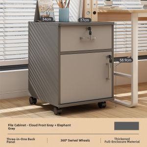 ZHUOHE | Desk Under Multi-layer Storage Cabinet