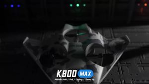 Máy Bay Điều Khiển Từ Xa K800 MAX RC Máy Bay Chiến Đấu Mô Hình Lượn Nhào Lộn 2.4G Với Đèn LED 360 Độ ° Máy Bay Xốp EPP Cho Trẻ Em Chơi Ngoài Trời