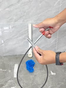 Alat Buang Sinki Tersumbat 4Claw Flexible Drain Cleaner Bendable Pipe Blockage Remover Plumbing Tool