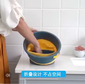 ZH484 Household Folding bucket Portable foldable bucket for travel storage and space saving bucket