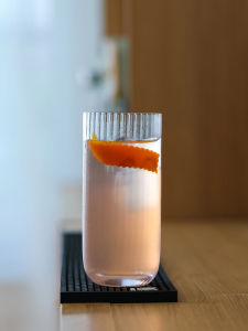 Nordic Style Crystal Glass Long Drink Cocktail Cup Striped Design Hammered Pattern Water Glass Vintage Handmade Cola Cup