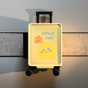 Cute Lightweight Travel Suitcase 20 Inch Pull Rod Female Style ABS PC Material Lock Password Children Students Carry on Bag