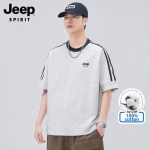 JEEP SPIRIT | Áo Thun Nam Cotton Form Rộng
