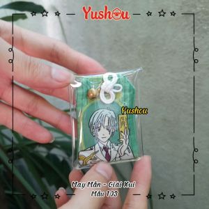Móc Khóa Yushou May Mắn - Mẫu 103 - Ác Linh Thoái Tán (Kiểu Omamori) Có sẵn