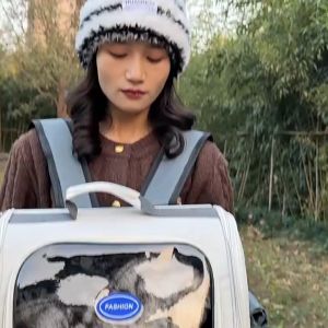 Pet Cat Carrier Bag Pet Portable Backpack Dog Shoulder Bag High Quality Travel Kucing Beg 猫包狗包