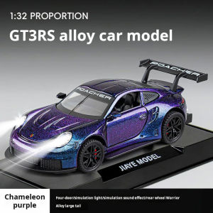 1:32 Scale GT3 RS Alloy Car Model w/ Retro Pull-Back Action Racing Enthusiasts Dream Toy Perfect for Kids & Collectors