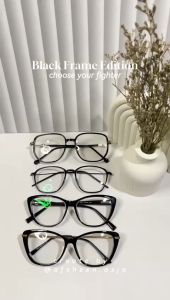 Kacamata Minus Anti Radiasi Frame Cat Eye Photocromic Bluecromic Viral Korea Style