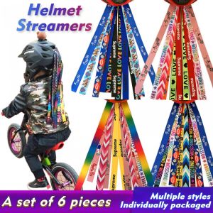 Kids Balance Bike Helmet Ribbon Braid Personality Decorative Parts Accessories