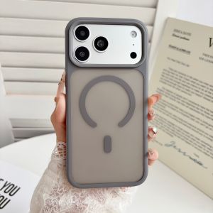 Ốp Điện Thoại Trong Suốt Sang Trọng Vừa Vặn Với Máy iPhone 13 Pro Max Tương Thích Với Sạc Không Dây Magsafe Tương Thích Với iPhone 12 11 SE