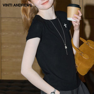 Basic Round Neck Short Sleeve Fashion T-Shirt