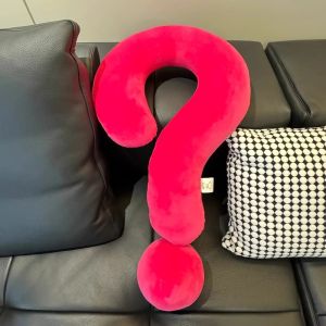 Creative Big Question Mark Neck Pillow Plush Sofa Living Room Cushion Girls Office Nap Pillow Modern Simple Style Bed Headrest