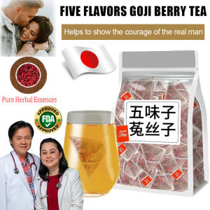 FIVE FLAVORS GOJI BERRY TEA wolfberry tea for men goji berry supplement pure herbal essence goji berries dried organic tea nutritional foods drinks liver and kidney care weight loss tea supports blood circulation supports the treatment of prostatitis tea - Lazada