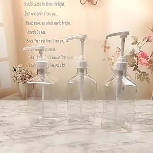 1600ML Syrup Press Bottle with Hydraulic Pump Nozzle Kitchen Fructose Juice Container with Scale Quantitative Liquid Bottle
