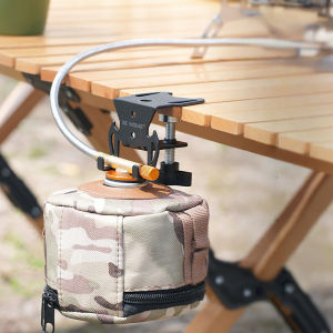 Camping Gas Canister Stand Stove Tank Hanger Hook Gas Canister Hanging Hook Camping Accessories for Travel Outdoor Camping