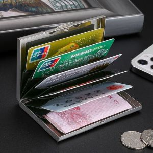 XIQIUMEI | Anti-Magnetic Anti-Theft Stainless Steel Card Holder