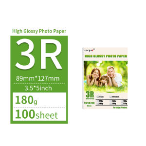 Multi Specification High Gloss Photo Paper 3R 4R 5R A4 Photo Printing Paper Inkjet Printer 180G Glossy Single-Sided Photo Paper