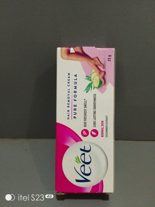 Veet Hair Removal Cream Normal Skin 25g Lazada Indonesia 0984