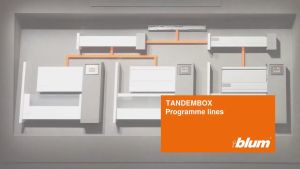 BLUM TANDEMBOX High Fronted Standard Drawer with Double Gallery SIDE PANEL ONLY (TBX S3)