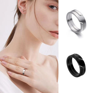 Free Shipping Rings: Stylish Stainless Steel Couple Rings for Men & Women