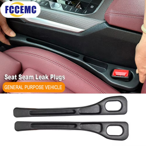 2pcs Car Seat Gap Plug Strip Side Seam Car Gap Filler Leak Proof Seat Gap Storage Organizer Decoration Accessories Universal