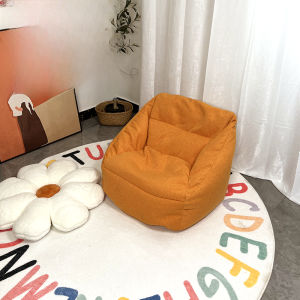 LAZYTC Childrens Sofa Fabric Art Boys Girls Baby Couch Modern Simple Style Detachable High Elastic Foam Sponge Filling