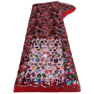 New Beads and Sequins 2026 Fabric Dress for Party Embroidery Net Lace High Quality Fabric Wedding Party Dresses
