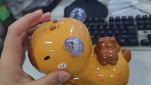 KTPH No. 338-7C Multifunction Capybara toy lights and sounds smoke spraying recording walking singing capybara