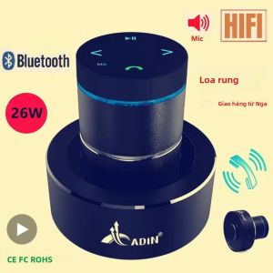 Loa Siêu Trầm Di Động Chống Rung Loa Bluetooth Không Dây Âm Trầm Mạnh Mẽ Vỏ Kim Loại Máy Nghe Nhạc Mp3