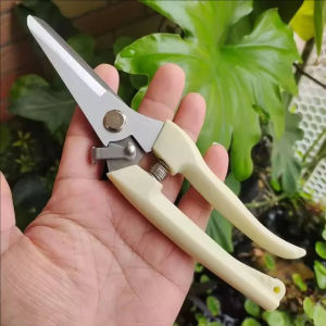 Stainless Steel Pruning Scissors Multifunctional Flower Tree Branch Cutting Garden Pruner Hand Shear Clipper Tool