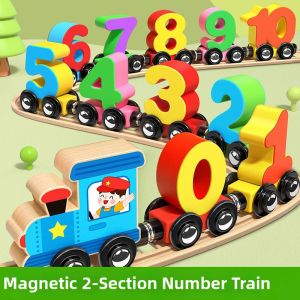 JIFANPAUL | Educational Magnetic Number Train Toy for Boys 3-6 Years Old