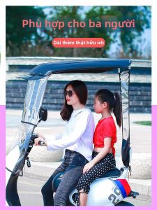 YIJIAYOUPENG | Rain and Sun Protection Canopy For Childrens Electric Scooter Seat