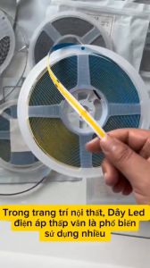 Cuộn Led COB 24V 10m (Vàng/ trung tính/ trắng) 312 Chip LED/M Siêu Sáng