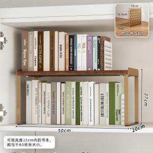 Desktop Bookshelf Organizer Multi-layer Storage Rack for Student Dormitory Office Desk Carbon Steel Material Book Stand